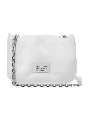 Glam Slam Flap Crossbody Bag White - MAISON MARGIELA - BALAAN 1