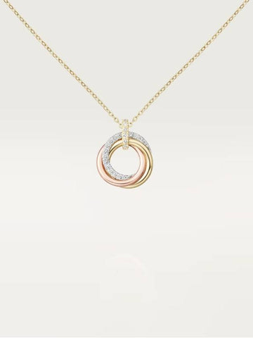 Women s Trinity Necklace 33 diamond setting - CARTIER - BALAAN 1