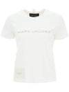 Women's Logo Short Sleeve T-Shirt White - MARC JACOBS - BALAAN.