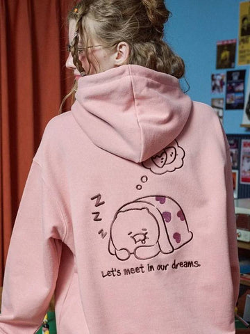 Kakao Friends Nice Dream Hooded Top Indie Pink - CPGN STUDIO - BALAAN 1