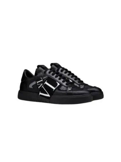 VLTN Low Top Sneakers Black - VALENTINO - BALAAN 2