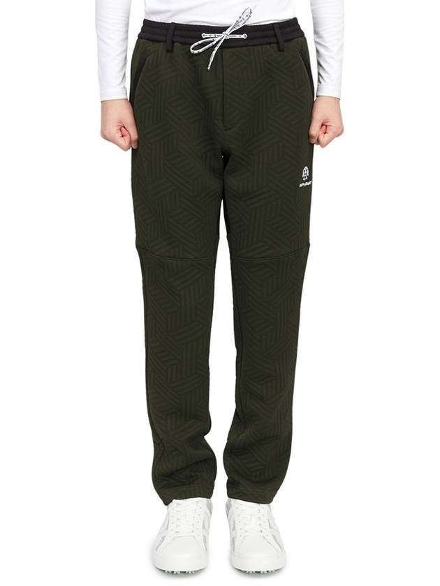 Men's Logo Track Pants Khaki - HORN GARMENT - BALAAN 2