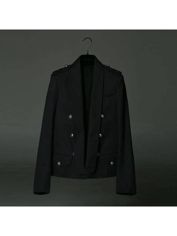 11th Anniversary Epaulet Slim Jacket Navy S4HT729C271 - BALMAIN - BALAAN 1