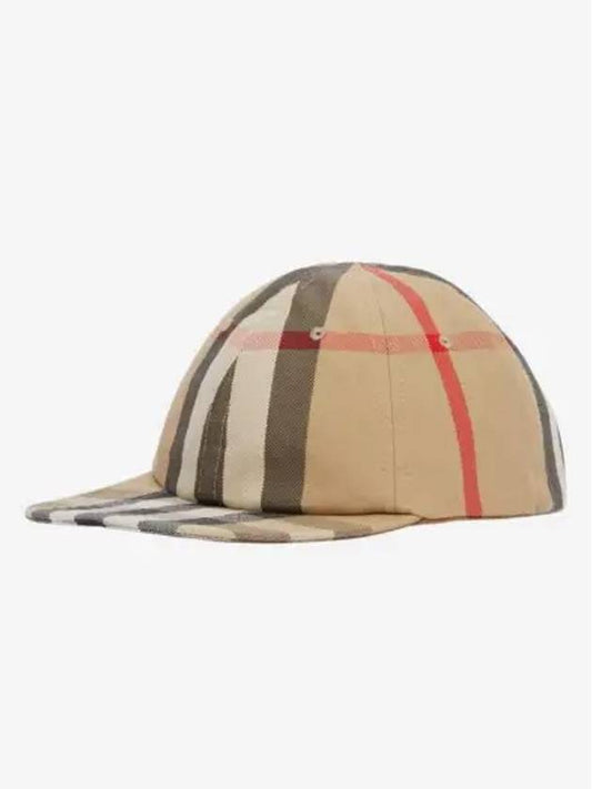 Reversible Vintage Check Cotton Ball Cap Archive Beige - BURBERRY - BALAAN 2