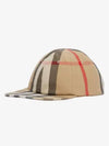 Reversible Vintage Check Cotton Ball Cap Archive Beige - BURBERRY - BALAAN 3