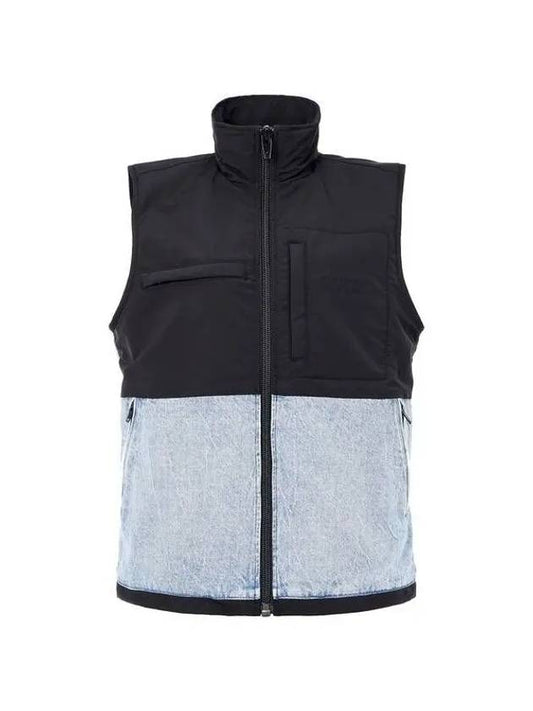 Oversized combo denim vest indigo 271864 - ALEXANDER WANG - BALAAN 1