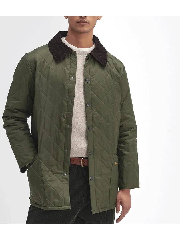 Heritage Liddesdale Quilted Padding Olive - BARBOUR - BALAAN 3