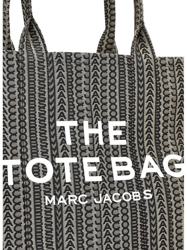 The Monogram Large Tote Bag Black Beige - MARC JACOBS - BALAAN 2