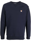 Fox Head Patch Classic Sweatshirt Navy - MAISON KITSUNE - BALAAN 2