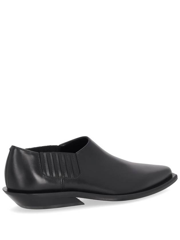 ADEN POINTY MICRO HEEL CUT COWBOY PLAIN SHINY CALF - ANN DEMEULEMEESTER - BALAAN 3