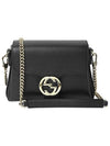 GG Interlocking Chain Mini Shoulder Bag Black - GUCCI - BALAAN 3