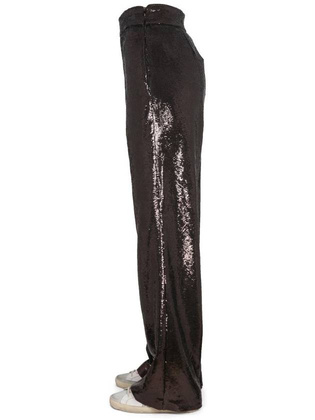 Women's All Over Sequin Wide Pants Gray - GOLDEN GOOSE - BALAAN 4