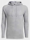 Golf Hooded Knit T-shirt Merino Wool Waffle Stitch G4MS22S15 Gray - G/FORE - BALAAN 1