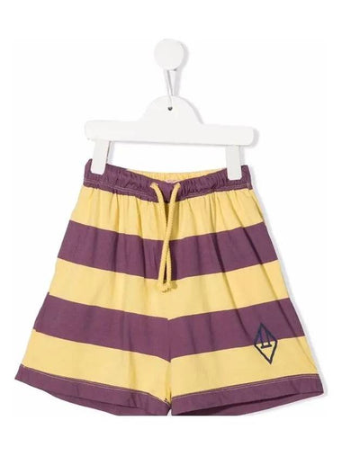 Kids Logo Striped Shorts Multi S22039 247AR - THE ANIMALS OBSERVATORY - BALAAN 1