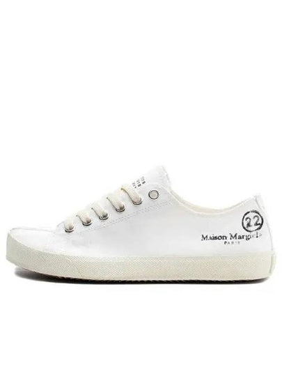 Women's Painting Stitch Tabi Low Top Sneakers White - MAISON MARGIELA - BALAAN 2