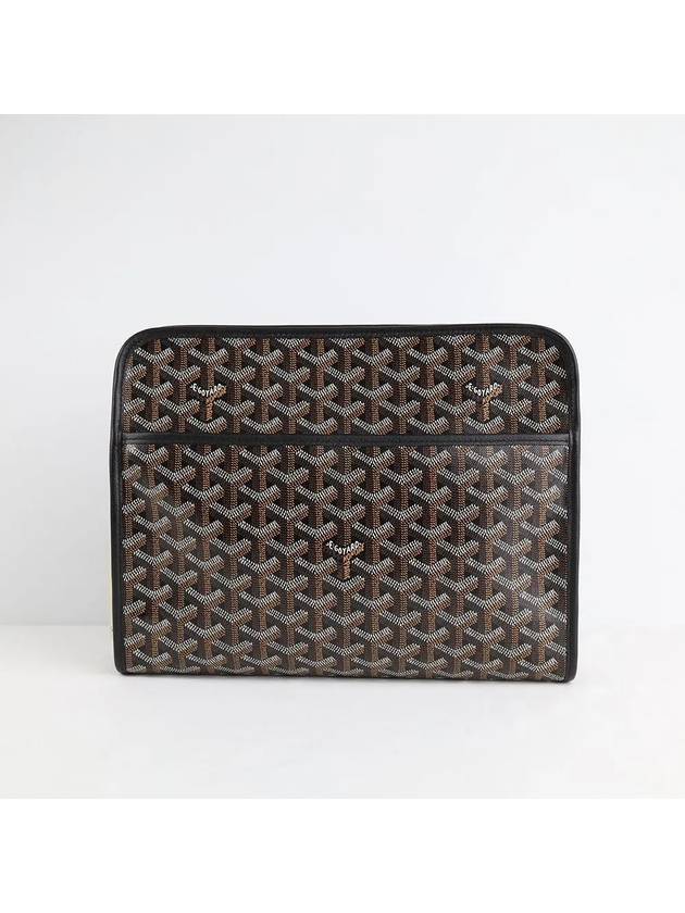 Jouvence GM Toilet Clutch Bag Black - GOYARD - BALAAN 6