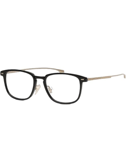 Eyewear Square Glasses Black Gold - HUGO BOSS - BALAAN 1