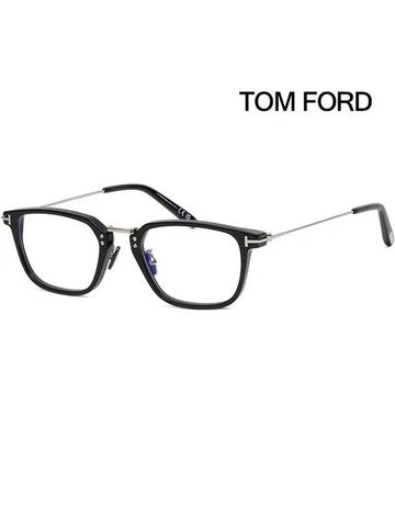 Blue light blocking glasses frame TF5862DB 005 Eye protection glasses horn rim Asian fit - TOM FORD - BALAAN 1