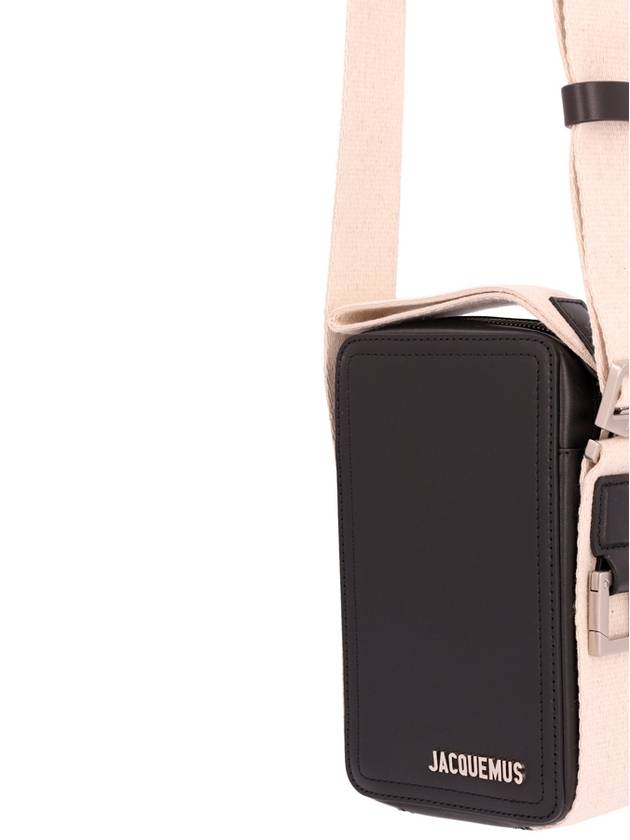 Le Cuerda Vertical Grosgrain Cross Bag Black - JACQUEMUS - BALAAN 4