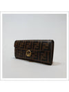 FF Logo Long Wallet Brown - FENDI - BALAAN 3