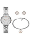 Women's Analog Quartz Steel Watch Bracelet Silver - EMPORIO ARMANI - BALAAN 1