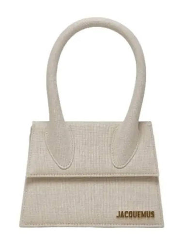 Jacquemus Le Chiquito Moyen Tote Bag Light Gray - JACQUEMUS - BALAAN 1