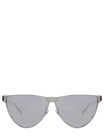 Eyewear BV1070S 004 Metallic Round Frame Sunglasses Silver - BOTTEGA VENETA - BALAAN 2