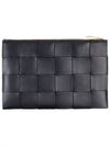 Intrecciato Cassette Clutch Bag Black - BOTTEGA VENETA - BALAAN 3