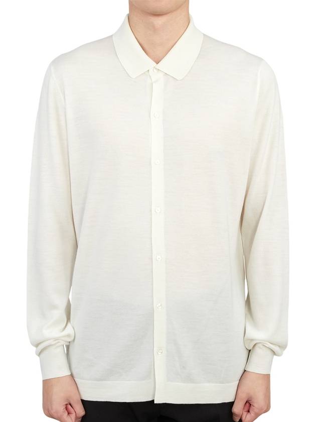 Men's Cardigan White - RVR LARDINI - BALAAN 2