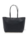 Large Shopper Tote Bag Black - LACOSTE - BALAAN 2