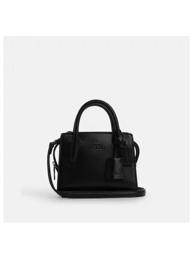 Andrea Mini Carryall Cross Bag Black - COACH - BALAAN 2