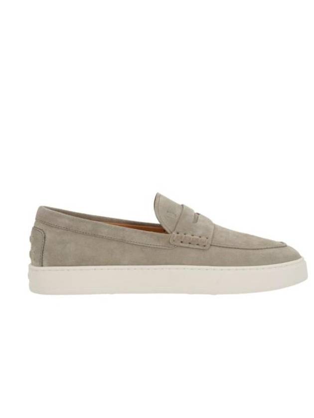 Suede Loafers Grey - TOD'S - BALAAN 3