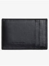 Intrecciato Lambskin Calfskin Card Wallet Black - BOTTEGA VENETA - BALAAN 3