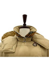 Arniston Long Down Padded Jacket Beige - BURBERRY - BALAAN 7