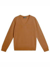 Amaya V-Neck Knit Top Chipmunk - J.LINDEBERG - BALAAN 2