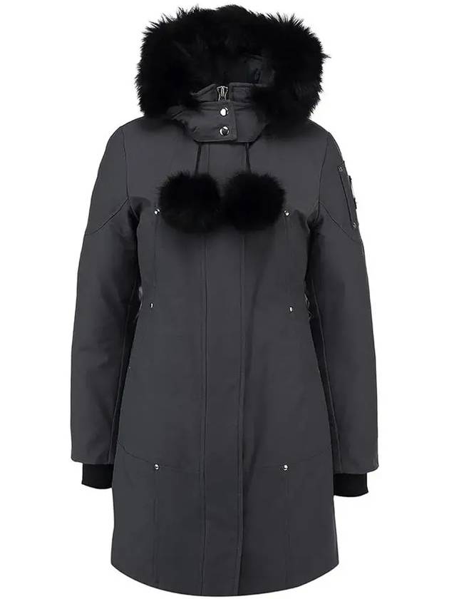 Original Stirling Parka Black Fox Fur Dark Grey - MOOSE KNUCKLES - BALAAN 3