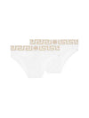 Men's Logo Banding Briefs 2 Pack White - VERSACE - BALAAN 3