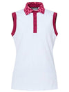 S size white rail sleeveless golf top - J.LINDEBERG - BALAAN 2