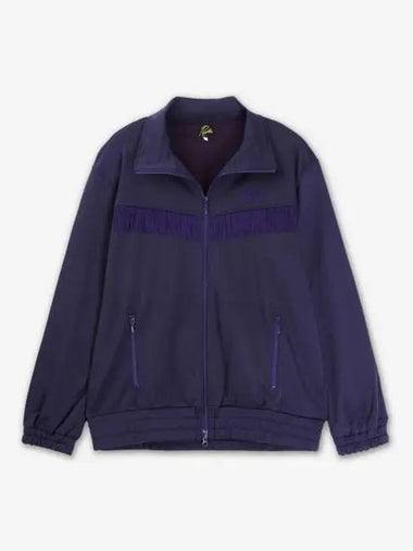 Fringe track jacket egg plant PU281EGGPLANT - NEEDLES - BALAAN 1