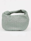 Teen Jodie Intrecciato Leather Tote Bag Mint - BOTTEGA VENETA - BALAAN 3