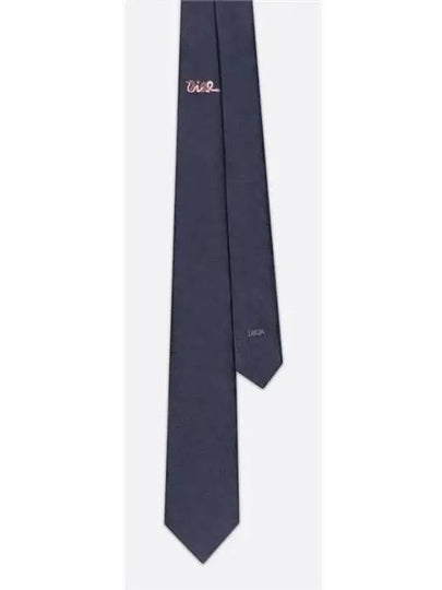 And Kaws White Vermilion Red Silk Tie Navy - DIOR - BALAAN 2