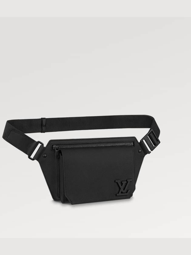 Louis Vuitton Aerogram Sling Belt Bag Black - LOUIS VUITTON - BALAAN 4