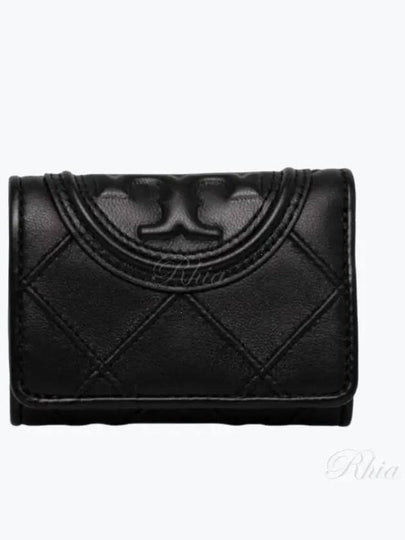 Fleming Small Half Wallet Black - TORY BURCH - BALAAN 2