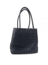 Intrecciato Lambskin Tote Bag Black - BOTTEGA VENETA - BALAAN 2