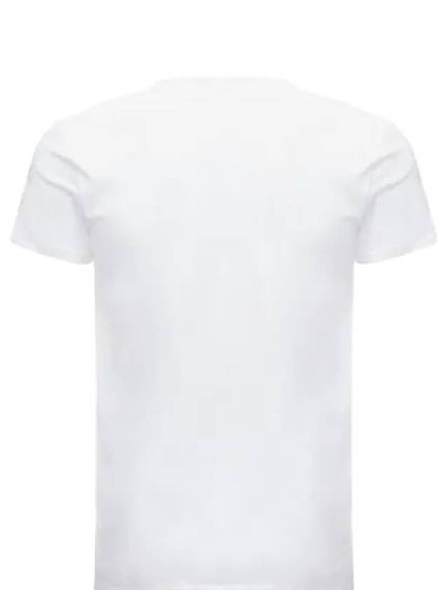 Men's Logo Medusa Cotton Short Sleeve T-Shirt White - VERSACE - BALAAN 6