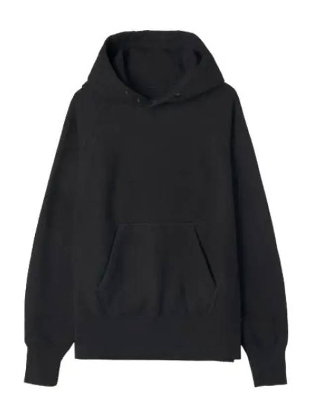 Raglan Hoodie Heavy Fleece Black - ENGINEERED GARMENTS - BALAAN 1