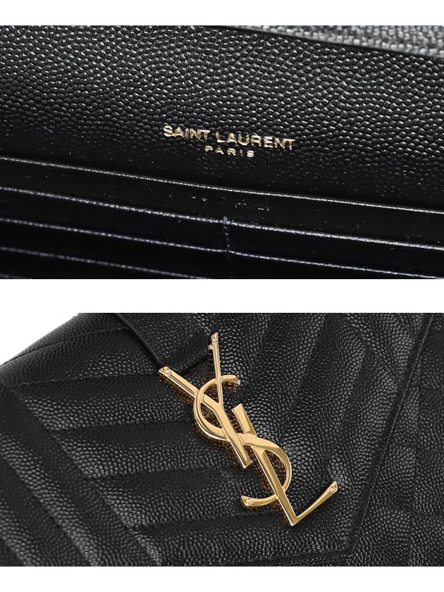 Cassandre Monogram Chain Cross Bag Black - SAINT LAURENT - BALAAN 7