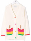 Kids Women s V neck Cardigan 8Q9AD0 Z0166 101MC - STELLA MCCARTNEY - BALAAN 2