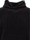 Number Zoom Logo Knit Virgin Wool Hoodie Black - MAISON MARGIELA - BALAAN 4