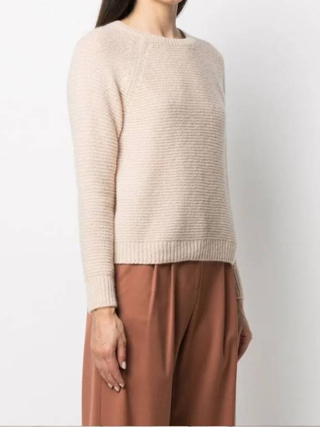 Women's Kiku Cashmere Knit Top Beige - MAX MARA - BALAAN 4